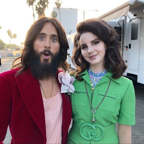 lana del rey and jared leto gucci|Lana Del Rey courtney love.